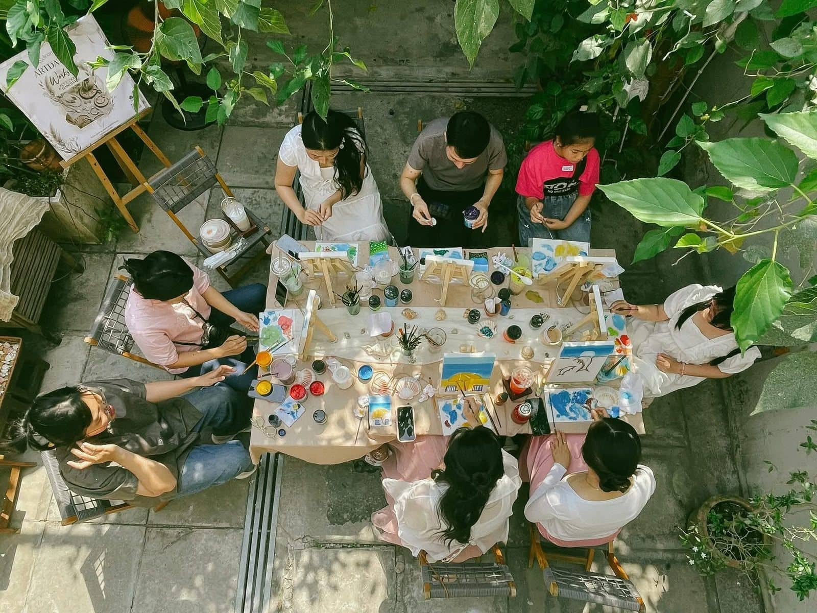 Painting Morning — Canvas & Tea